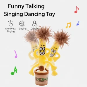 Funny Talking Singing Dancing Electronic Plush Toy Factory Wholesale Interactive Stuffed Toy for Kids