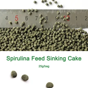 Aquarium Fish Feed on Sinking Feed of Spirulina