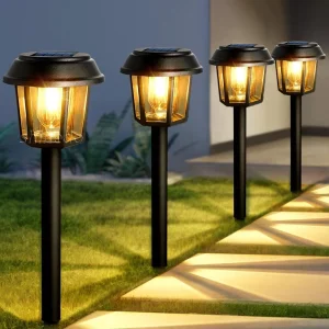 Durable Warm White Solar Garden Light