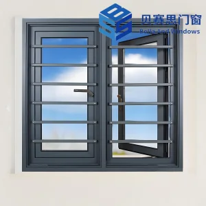 20+ Years Chinese Manufacturer Anti-Corrosion Anti-Burglar Aluminum Alloy Security Window Metal Window with Anti-Fall Grill