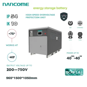 Nancome High-Efficiency Energy Storage System for Microgrid Projects with Outdoor Cabinet 141kwh