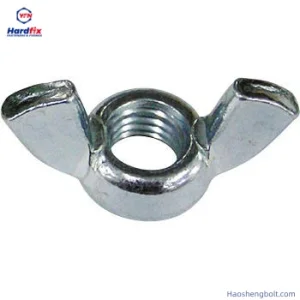 Carbon Steel Zinc Plated DIN315 M5 M6 M8 M10 M12 M16 M24 Butterfly Nut Brass Butterfly Wing Nut Tie Rod Wing Nut Wing Nut Driver Steel Nut