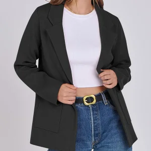 Stylish Women's Knitted Blazer