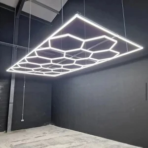 6500K Hot Sale Led Working Hexagon Lights Easy to Install Car Garage Light Honeycomb Led Light for Car Work Shop