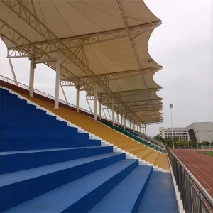 Fast Installation Prefabricated Steel Structure Stadium Building Round Pipe Trusses