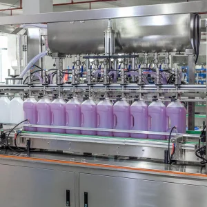 High Speed Automatic Overflow Liquid Soap Cleaner Foaming Liquid Gravity Filling Machine