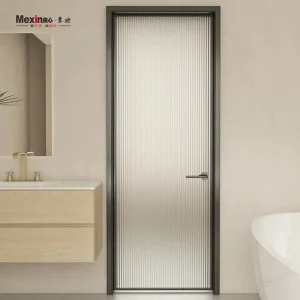 Mexin China Manufacturers Sliding Bifold Black Frameless Glass Door Soundproof Design for Patio Sliding Door