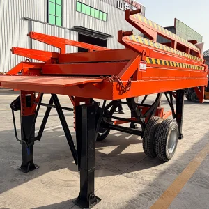 6t 10t 12t 15t Loading and Unloading Mobile Container Load Ramp Shipping Mobile Dock Leveler