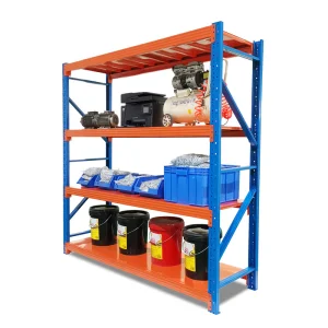 Customized Heavy Duty 300KG Industrial Rack Corrosion Protected Steel Storage Rack for Warehouse Shelving & Stacking Use