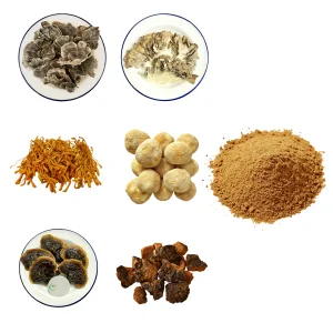 100% Water Soluble 6 in 1 Mushroom Extract Blend Powder 30% Polysaccharides