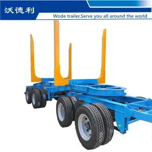 High Quality Logging Semi Trailer for Transporting Log / Wood/ Timber