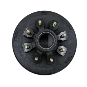 Aftermarket Heavy Duty Brake Drum Kit Including Mounting Hardware and Preinstalled Wheel Studs for Convenience