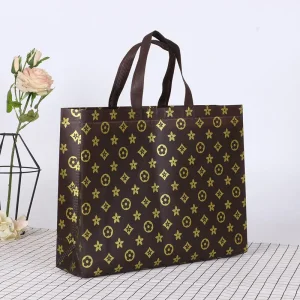 Custom Recycled Reusable Non-Woven Grocery Tote Bags Custom Manufacturer, Factory