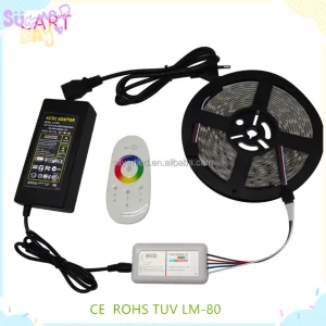 High Flux LED Strip Lamp with Motion Sensor Light 5050 RGBW Colorful Changeable LED Strip Tape CART-- AC220--240V 100m/roll