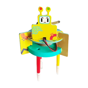 Hanwenge EVA Drawing Robot DIY Kit Manual Mechanical Model STEM Art Teaching Aid Classroom Set Eco-friendly Custom