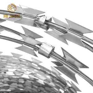 Galvanized PVC Stainless Steel Concertina Razor Blade Barbed Wire Bto-22 Bto-60 Cbt-65 Fencing Wire Price