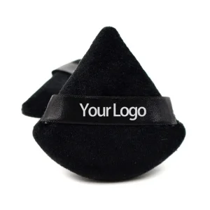 YALINA Colorful Makeup Tool Soft Pure Cotton Body Face Pink Black White Triangle Cosmetics Washable Powder Puff