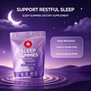 Sleep Gummies L-Theanine Lemon Balm Melatonin