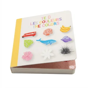 Factory Custom High Quality Kids Board Books Printing Services Education Printing for Children Thick Cardboard Books