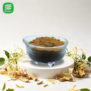 Honeysuckle Flower Extract Powder Standardized 5%-25% Chlorogenic Acid for Dietary Supplement with Free Sample