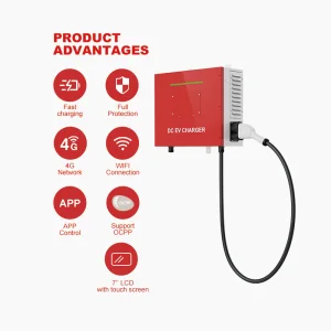 Wall Mounted DC EV Charger IP54