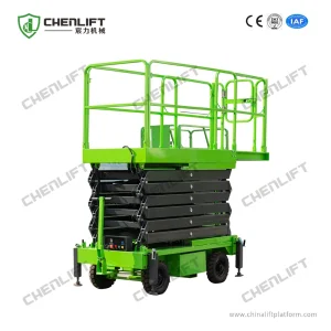 16m Manual Pushing Mobile Elevated Work Platform