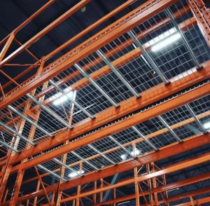 Galvanized Multi-Level Wire Mesh Panel with Corrosion Protection and High Capacity for Warehouse Racking Systems