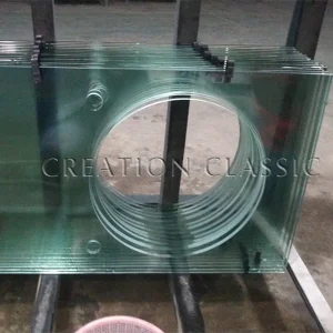4mm-19mm Clear Bent Toughened Glass/ Curved Tempered Glass with Ce/CCC Certificate
