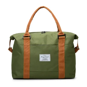 Bolsa de deporte de fin de semana popular al por mayor para mujeres, bolsa de viaje de mano, bolsa de duffle deportiva para damas