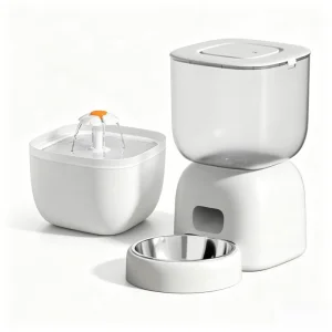 3L Dry Food Pet Feeder with Portion Control for Cats Pet Products