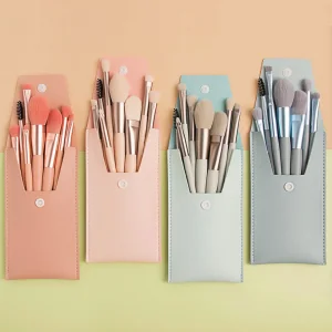 Zonyin 8pcs Travel Makeup Brushes Private Label