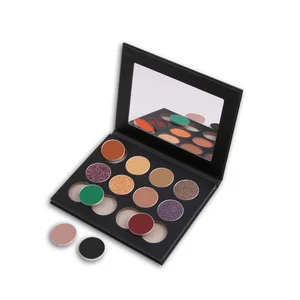 12-Color Eyeshadow Palette Customizable with Your Logo &amp; Design - Ready Stock