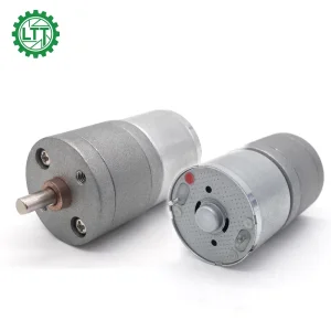 25mm DC Gear Motor Permanent Magnet 6V 12V 24V 310 Motor with Spur Metal Gearbox
