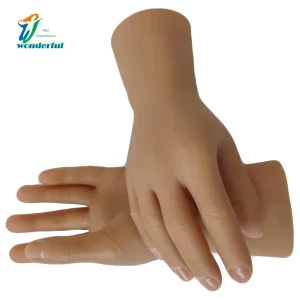 Luvas de silicone cosméticas prostéticas personalizadas como sua dimensão para pessoas com deficiência