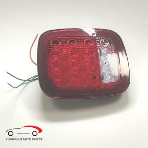 Sistema Avançado de Iluminação para Reboque com Luzes de Caminhão em Combinação Quadrada de Dezesseis LEDs
