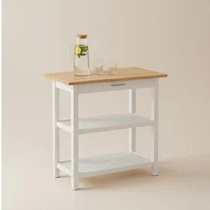 Wooden Small Kitchen Storage Island Trolley Kitchen Island Countertop