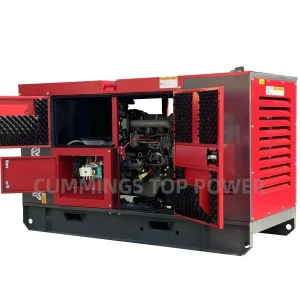 Three phase silent diesel generator