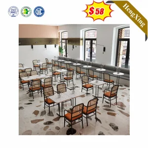 Wholesale Market Metal Wooden Home Living Room Canteen Outdoor Restaurant