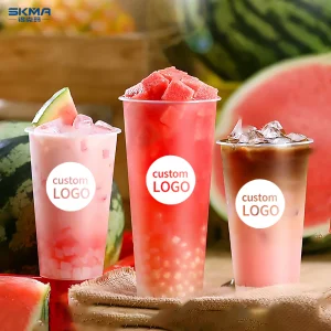 Wholesale Custom Logo Pp 90Mm Boba Bubble Milk Tea Cup