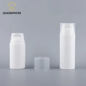 Hot Sale Customized 30ml 50ml 80ml 100ml 150ml 200ml Plastic Airless Bottles With Pump For Cosmetic Packaging Lotions Cream Use