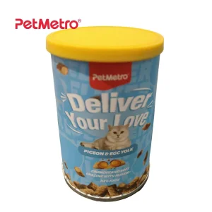 Durable Sealed 100g Bottle Snack Using Crispy Texture and Soft Egg Yolk Core Designed for Retail Vitamin Enriched Cat Treats