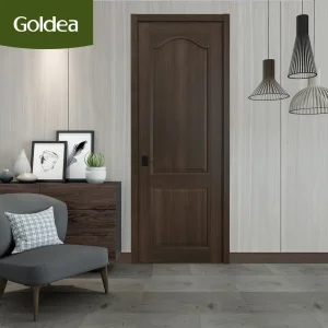 Premium Solid Core Wooden Front Door with Contemporary Style