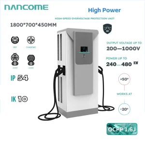 Nancome Industrial High Power Charging Station for Logistics EV Charging with 480kw