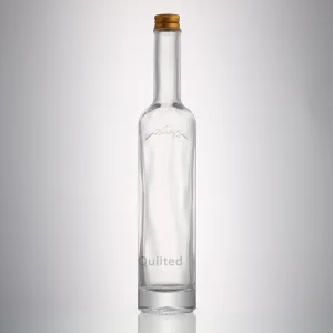 China 350 ml clear liquor glass vodka bottle with screw Manufacturer, Manufacturers