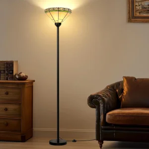 Glass Shade Floor Lamp