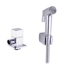 Affordable Bathroom Fittings 3/8X1/2" Brass Angle Valve Toilet Water Valve with Shower Sets