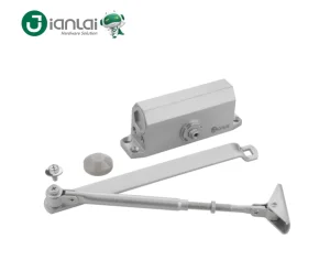 Aluminium Adjustable Door Stop Function Overhead Door Closer Hydraulic