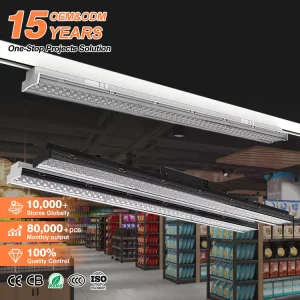 Aluminum Design Home Ultra-Thin Magnetic Track Rail Linear Grille Spot Light 48V LED Magnetic Track Linear Light