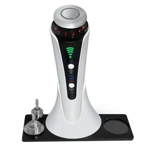 Beauty Device 3 in 1 448kHz RF Massage Wrinkle Remover Skin Tightening Skin Care Device with LED Light Therapy