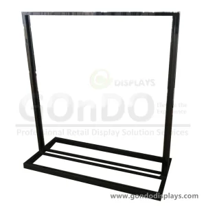 Black Metal Adjustable Car Mats Display Stands